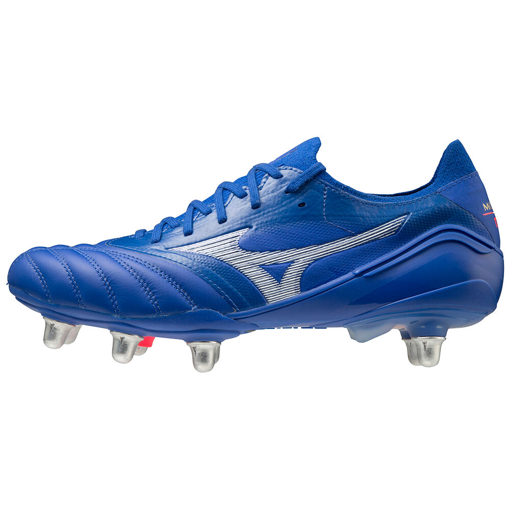 Scarpe Calcio Mizuno Morelia Neo 3 beta Elite SI Uomo - Blu/Bianche - 27601-EOIV